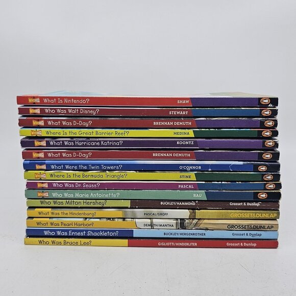 WhoHQ What Is Nintendo & What Was Books Lot of 15 Paperback Gina Shaw 2022 - Picture 4 of 16